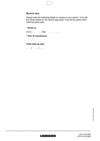 Liebherr L574 L574 S Wheel Loader Operators manual serial 12800