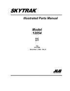 SKYTRAK 12054  Telehandler Parts Catalog Manual