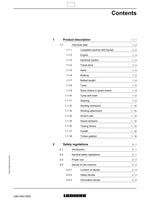 Liebherr L580 Wheel Loader Operators manual serial 12800