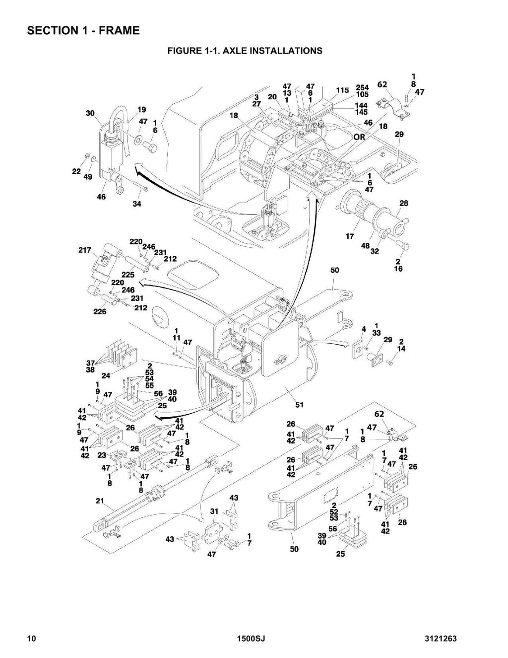 JLG 1500SJ Scissor Lift Parts Catalog Manual