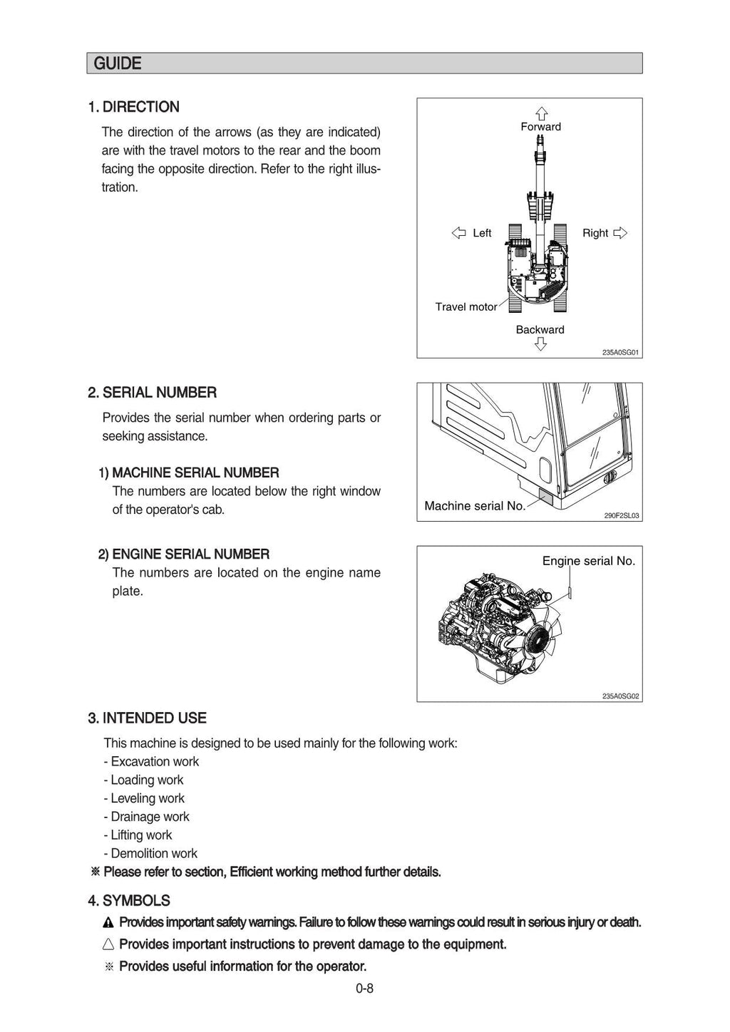 Hyundai HX235A LCR CRAWLER EXCAVATOR Operators Maintenance Manual