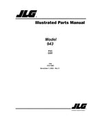 JLG 943  Telehandler Parts Catalog Manual