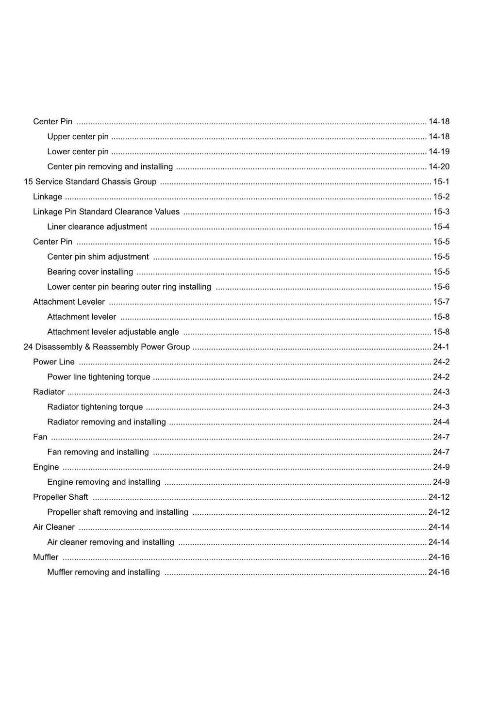 Hitachi ZW220-G Wheel Loader Workshop Manual