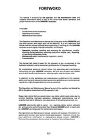 Liebherr R912 Tunnel Excavator Operators manual