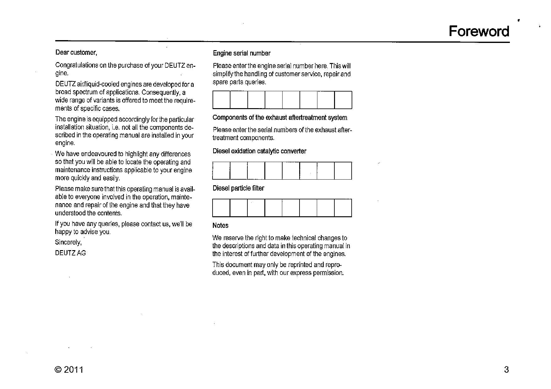 Hitachi TCD3.6L4 Interim Tier 4 Compatible Wheel Loader Engine Manual