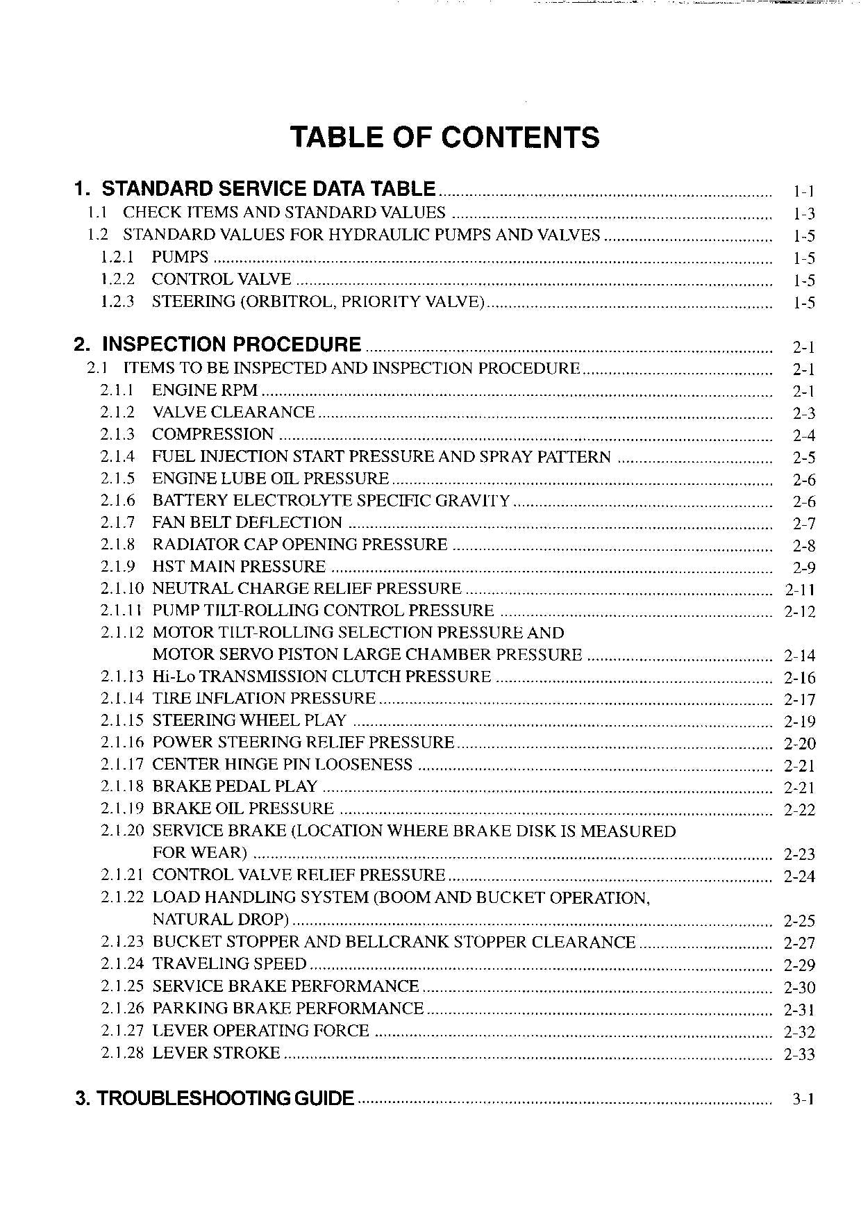 Hitachi LX70-7 LX80-7 Wheel Loader Inspection Manual SN up to 02100 up to 01100