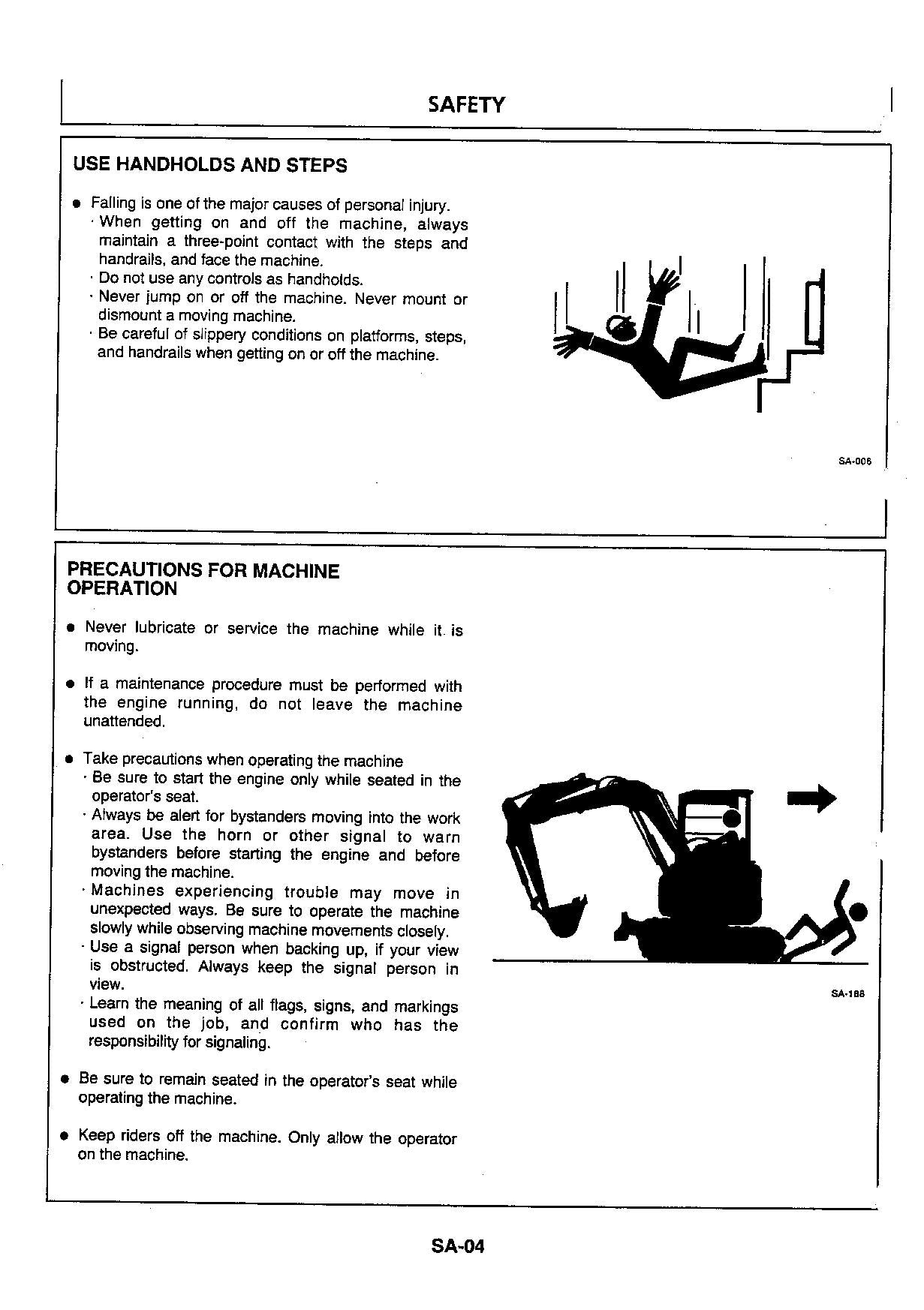 Hitachi EX30UR-2 EX40UR-2 Excavator Operational Test Troublesh Service manual