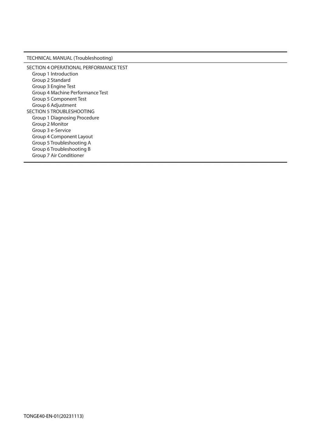 Hitachi ZW330-6 Wheel Loader Technical Manual Operational Principle
