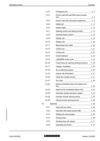 Liebherr L554 Wheel Loader Operators manual serial 0202