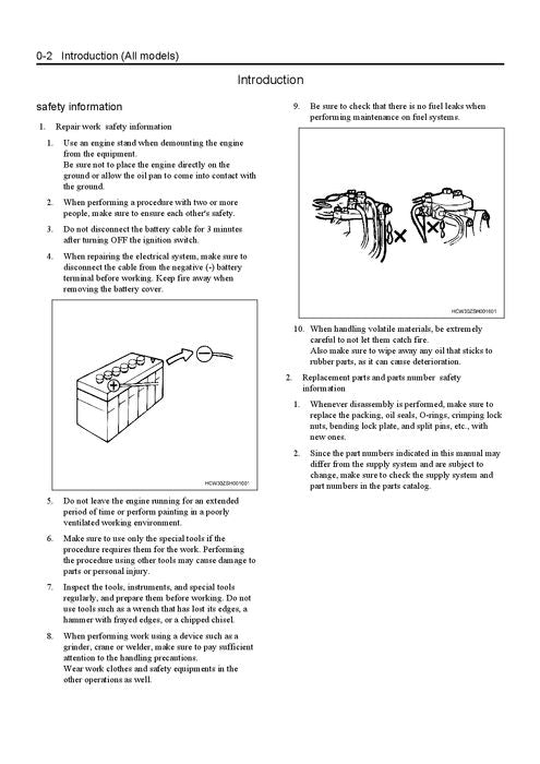 HITACHI 6HK1 ENGINE SERVICE MANUAL ETDDN50EN01