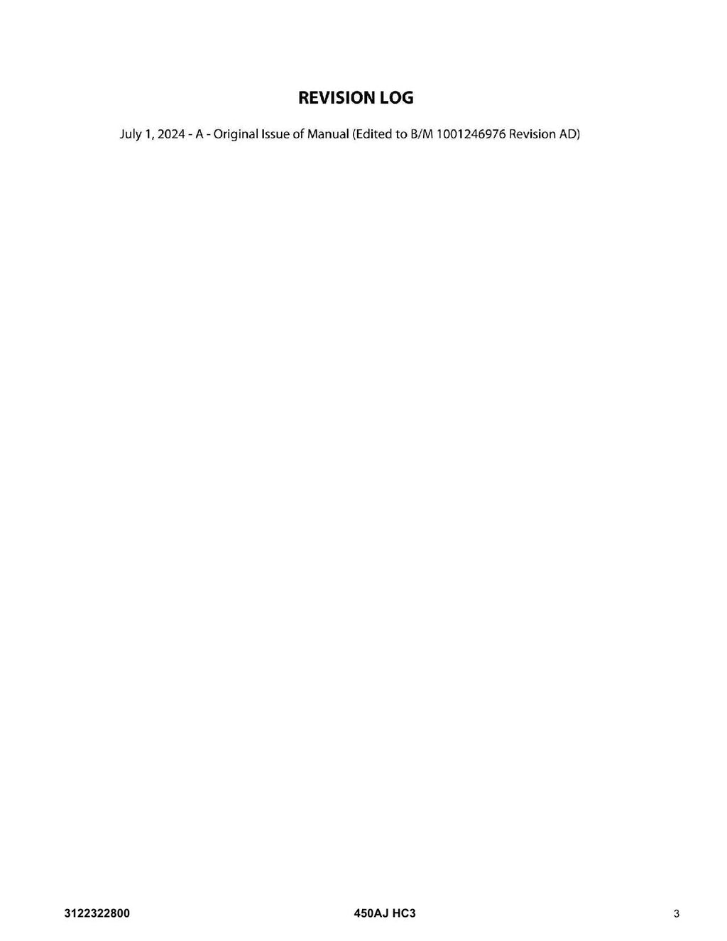 Manual del catálogo de piezas del elevador de pluma JLG 450AJ HC3