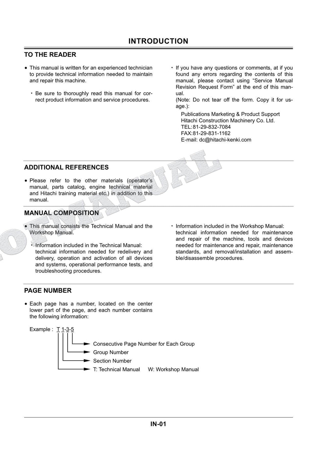 HITACHI ZX200-3G ZX240-3G Excavator Service Manual Troubleshooting Big Schemes