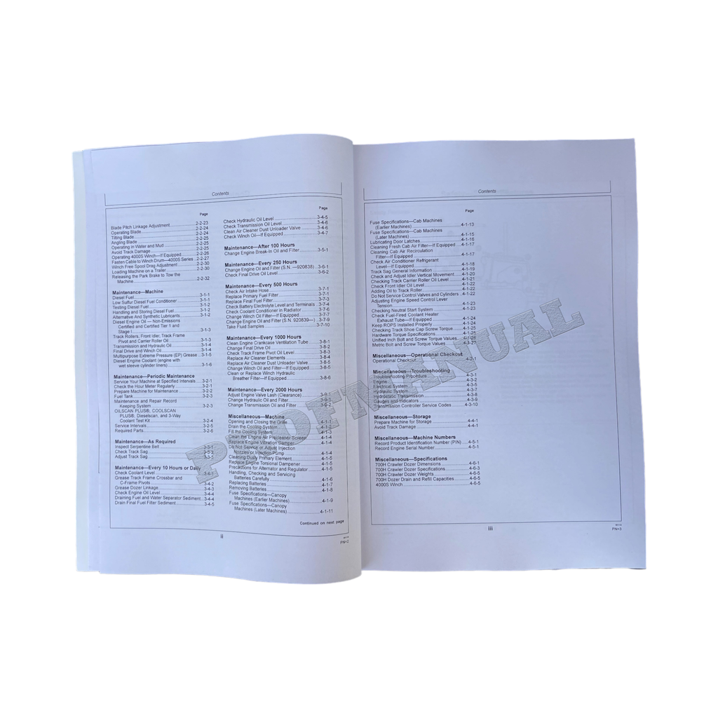 MANUAL DEL OPERADOR DE LA TOPADORA SOBRE ORUGAS JONH DEERE 700H 