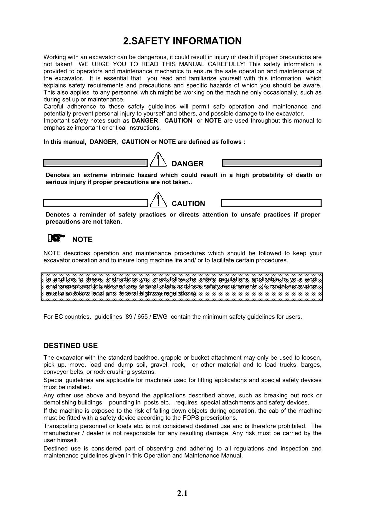 Liebherr E974 B Litronic Excavator Operators manual serial 26964