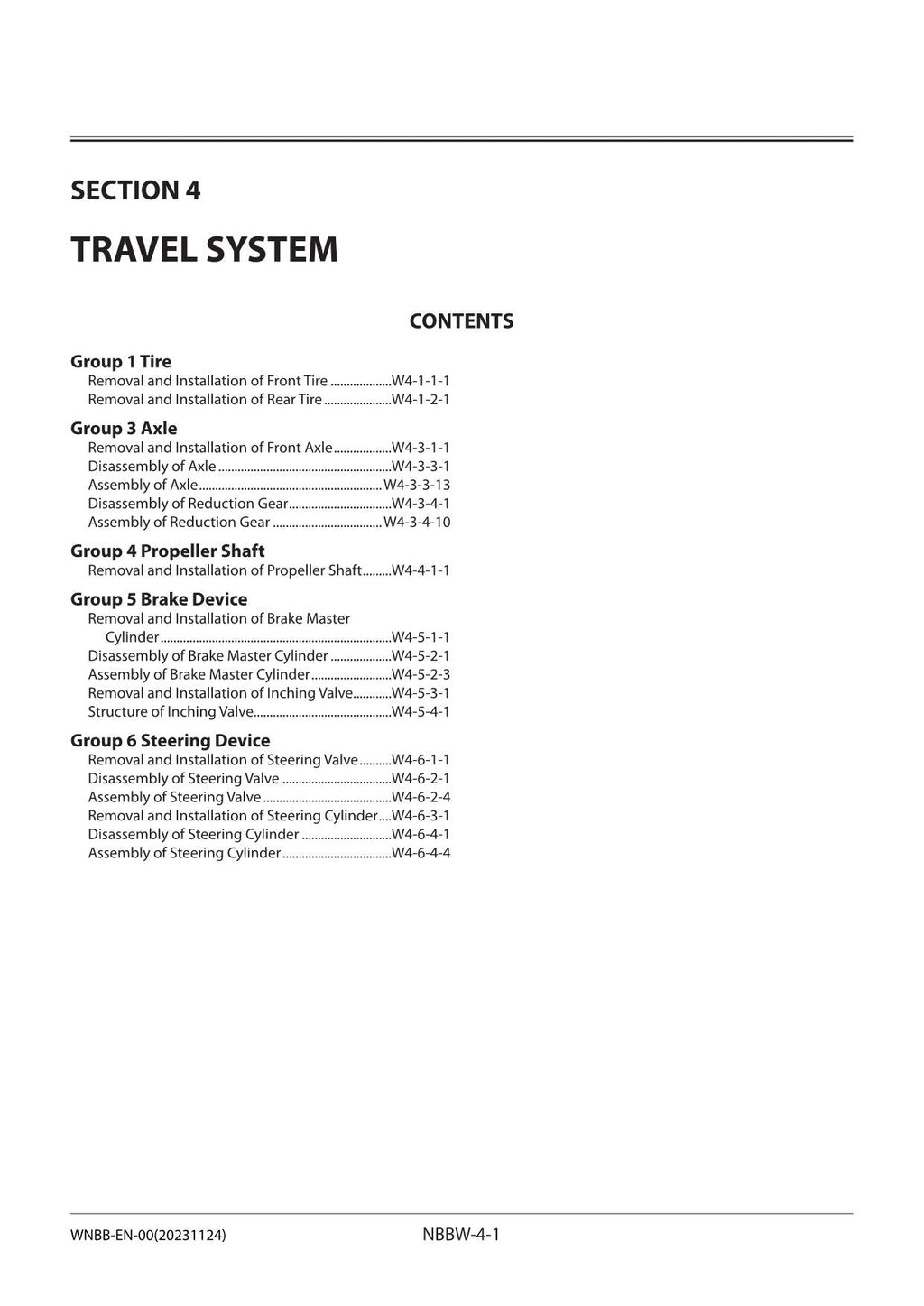 Hitachi ZW30-5B Wheel Loader Workshop Manual