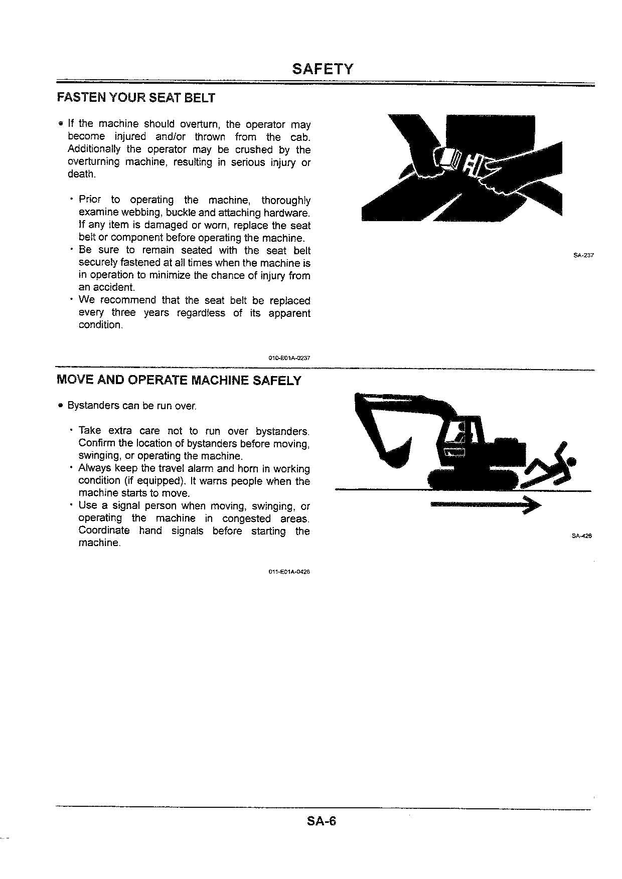 HITACHI EX75US-7 Excavator Workshop Service Manual