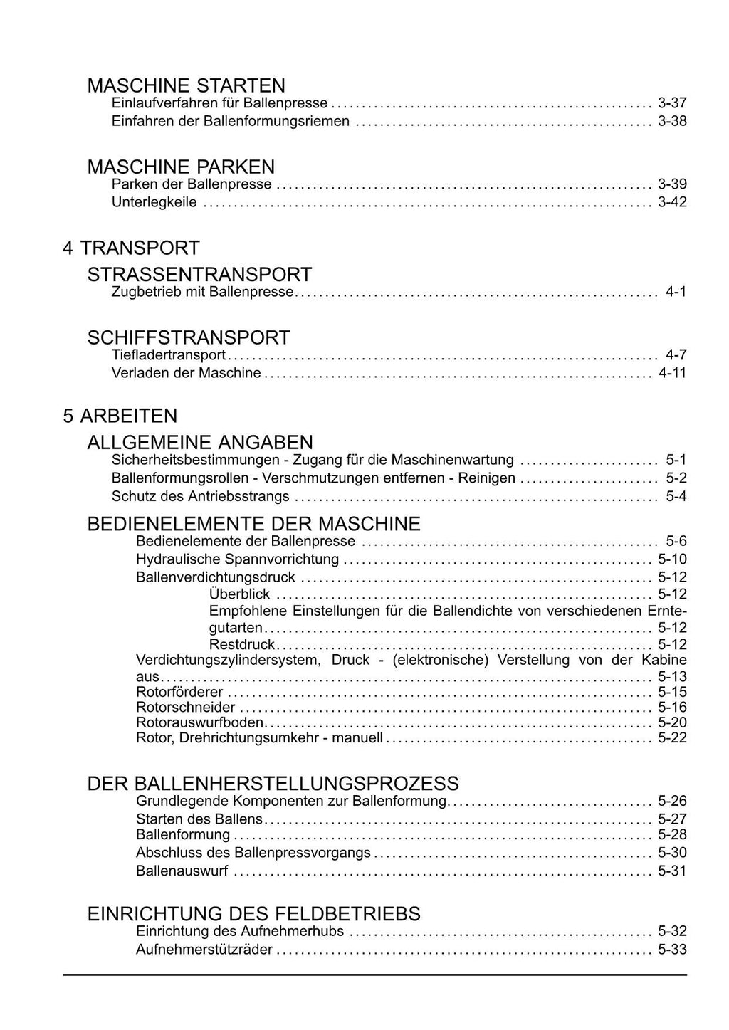 New Holland 150 180 Rundballenpresse Betriebsanleitung 7X7344XXX aufwarts