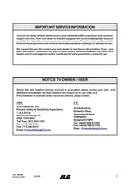 TOUCAN V1331E Vertical Lift Maintenance Operation Operators Manual