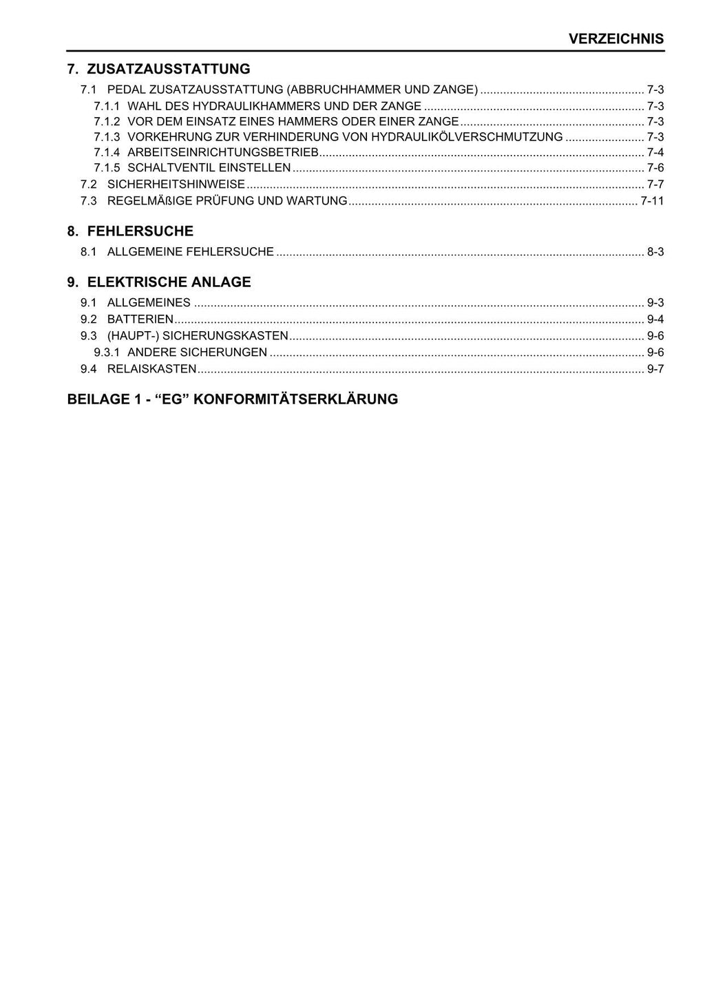 New Holland E16B E18B Bagger Betriebsanleitung