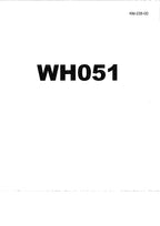 HITACHI WH051 Excavator Service Manual