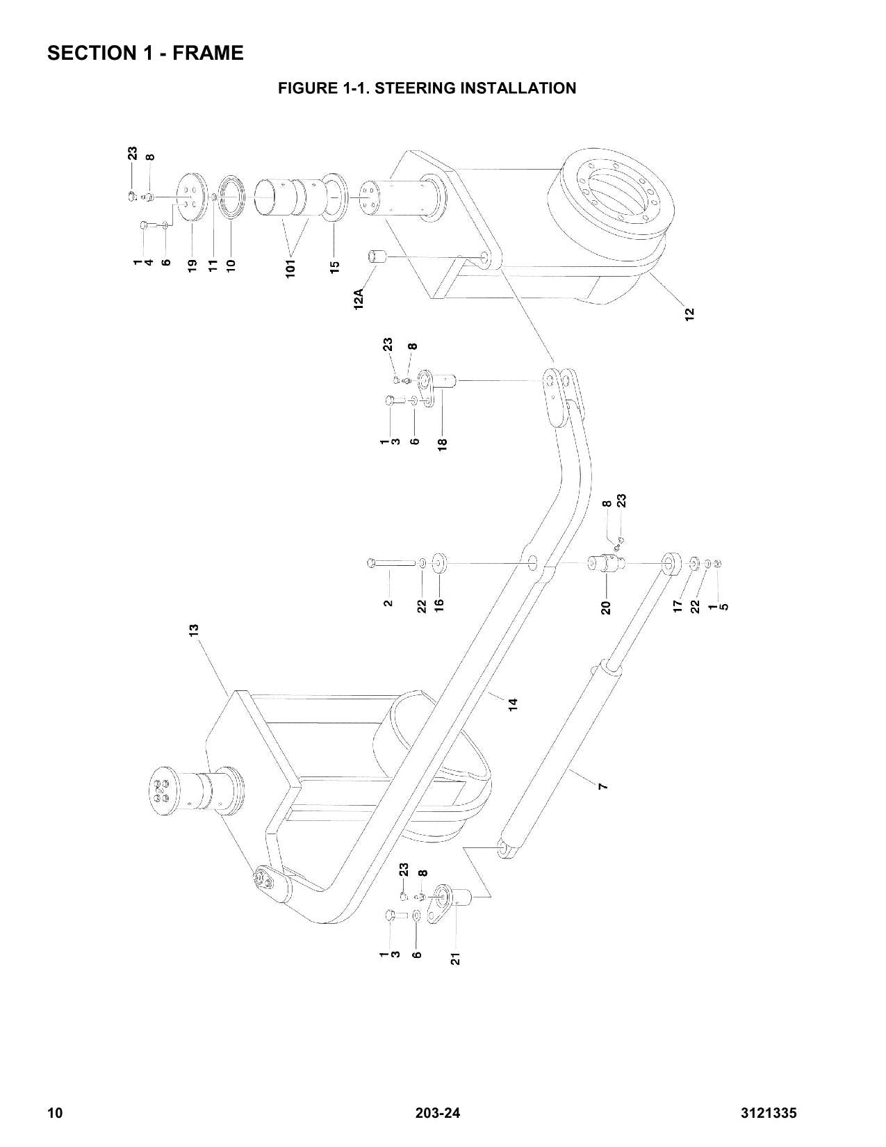 LIFTLUX 203-24 Scissor Lift Parts Catalog Manual