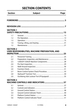 JLG 1200SJP 1350SJP Boom Lift Maintenance Operation Operators Manual 31219956