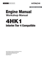 MANUAL DE SERVICIO DEL MOTOR HITACHI 4HK1 EWDCAEN01