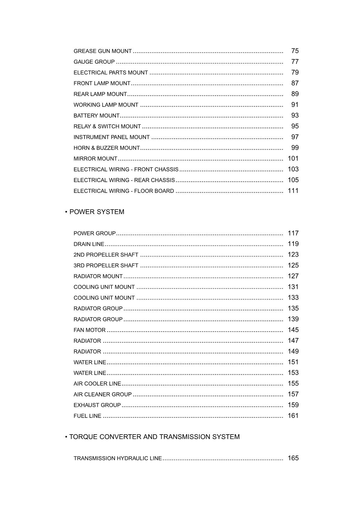 Hitachi ZW370 Wheel Loader Parts Catalog Manual SN 9251-up