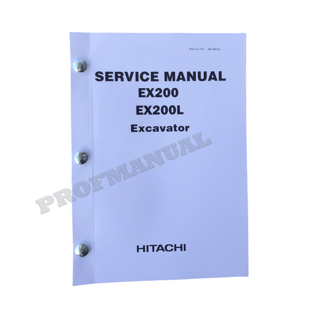 MANUAL DE SERVICIO DE LA EXCAVADORA HITACHI EX200 EX200LC