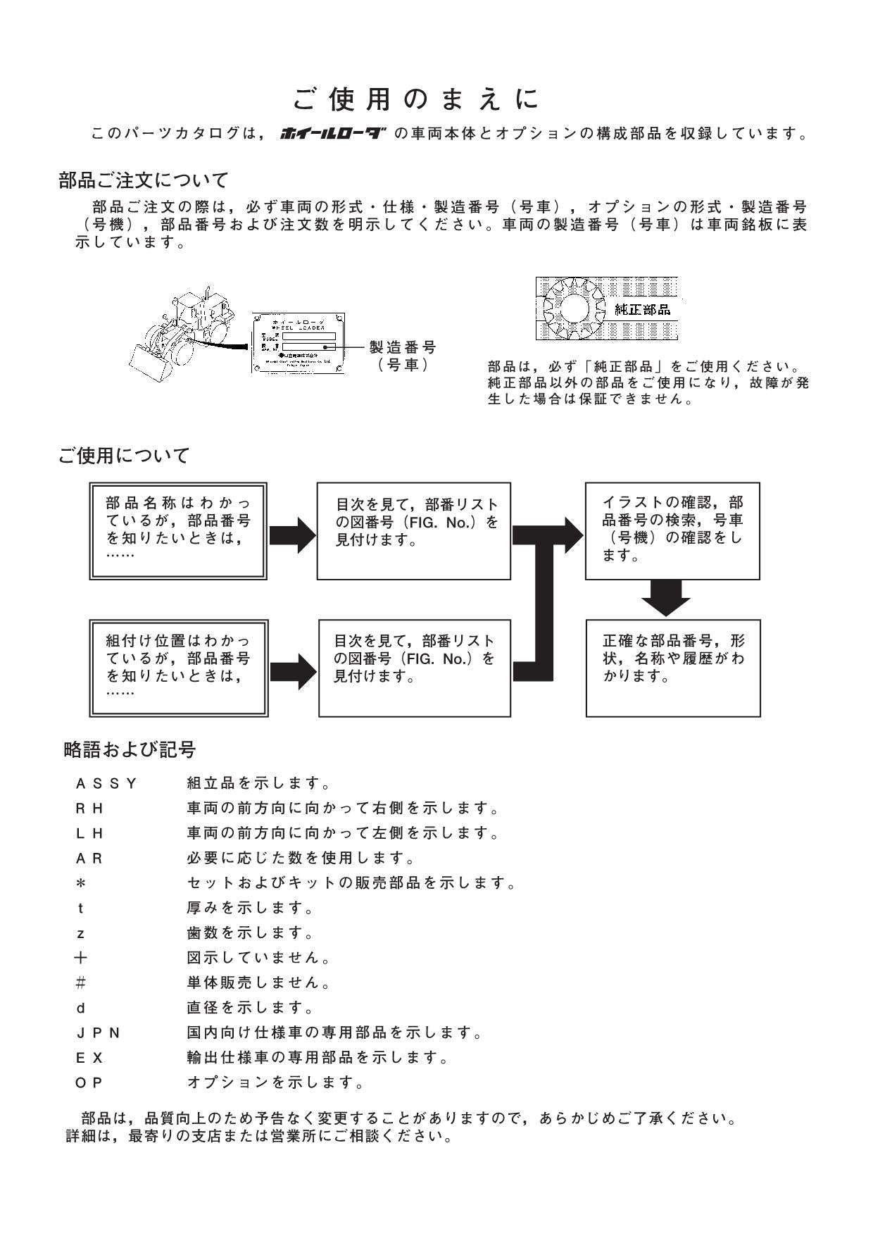 Hitachi LX130-7 Wheel Loader Parts Catalog Manual SN 001101-up PW-655J-H