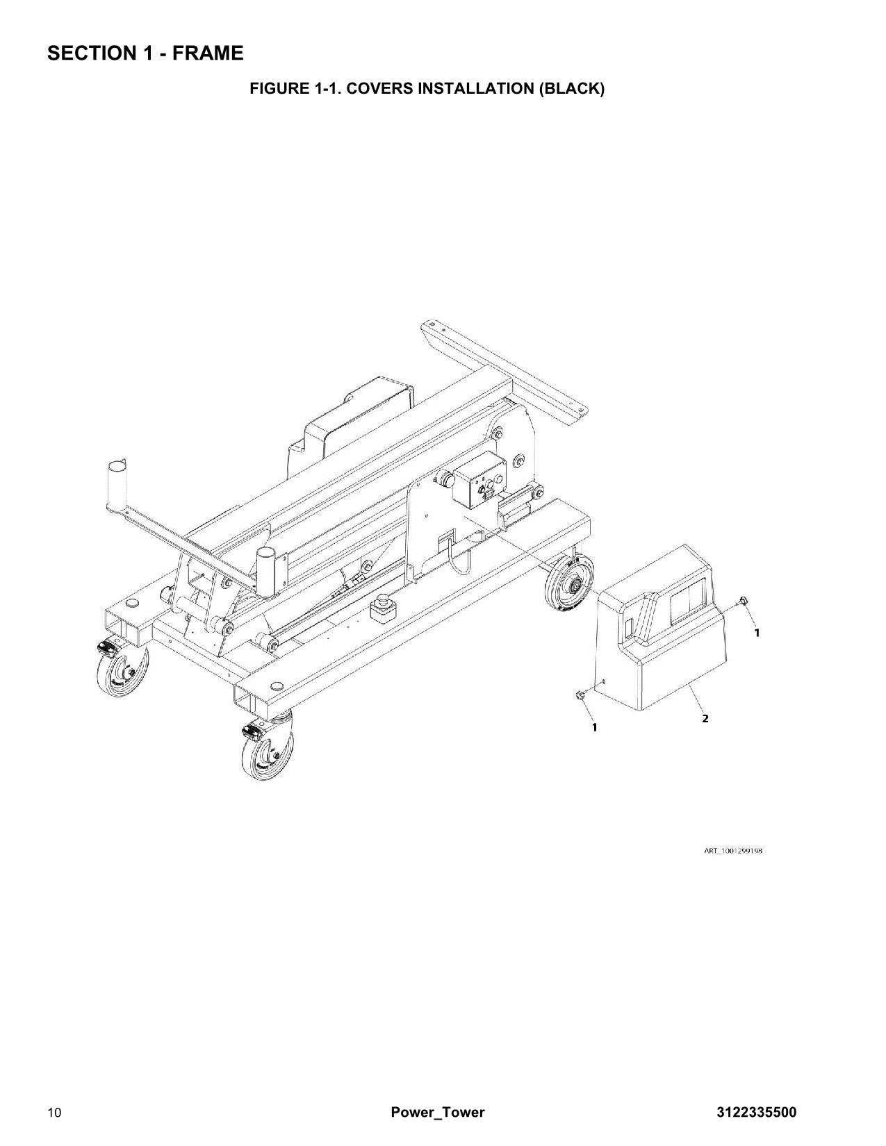 JLG POWER TOWER CS Parts Catalog Manual SN P900014859 to Present