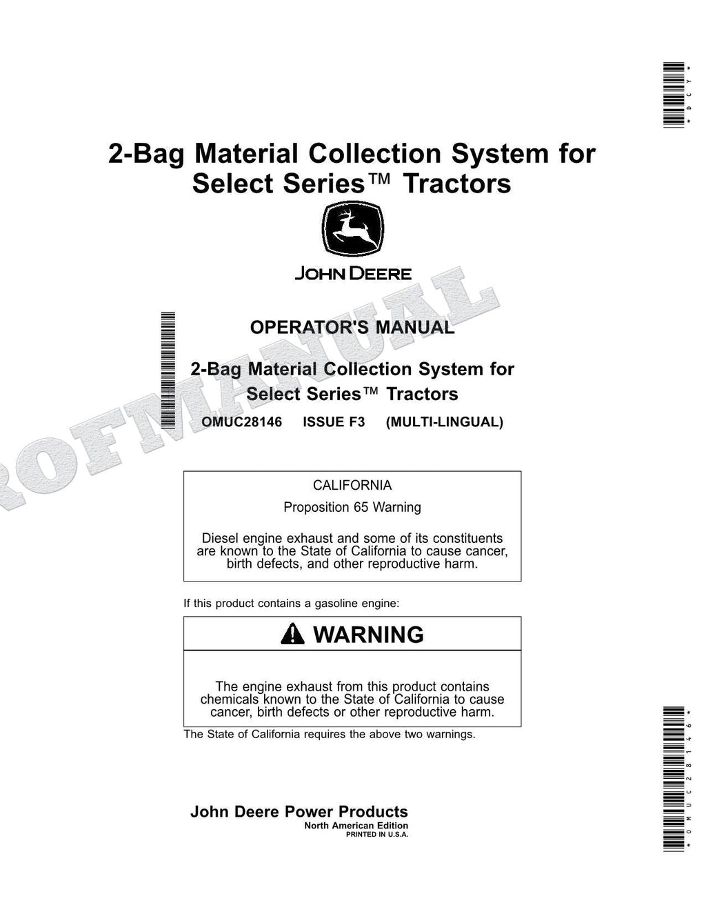 John Deere X330 X584 X390 X380 X370 Tractor Manual del Operador Español