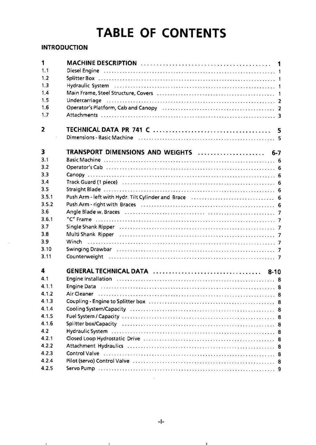 Liebherr PR741 C Dozer Operators manual