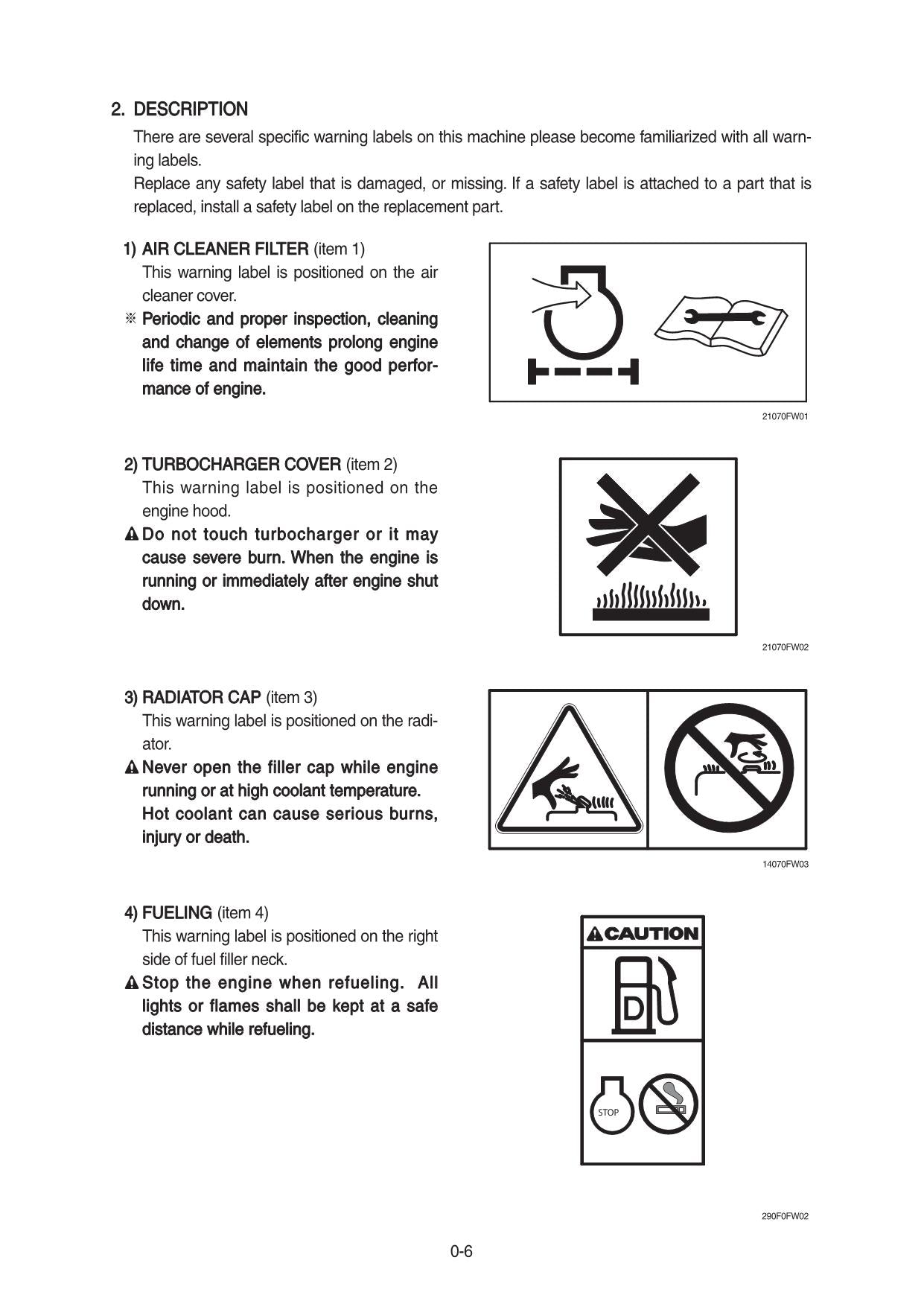 Hyundai HX210S HX220S CRAWLER EXCAVATOR Operators Maintenance Manual