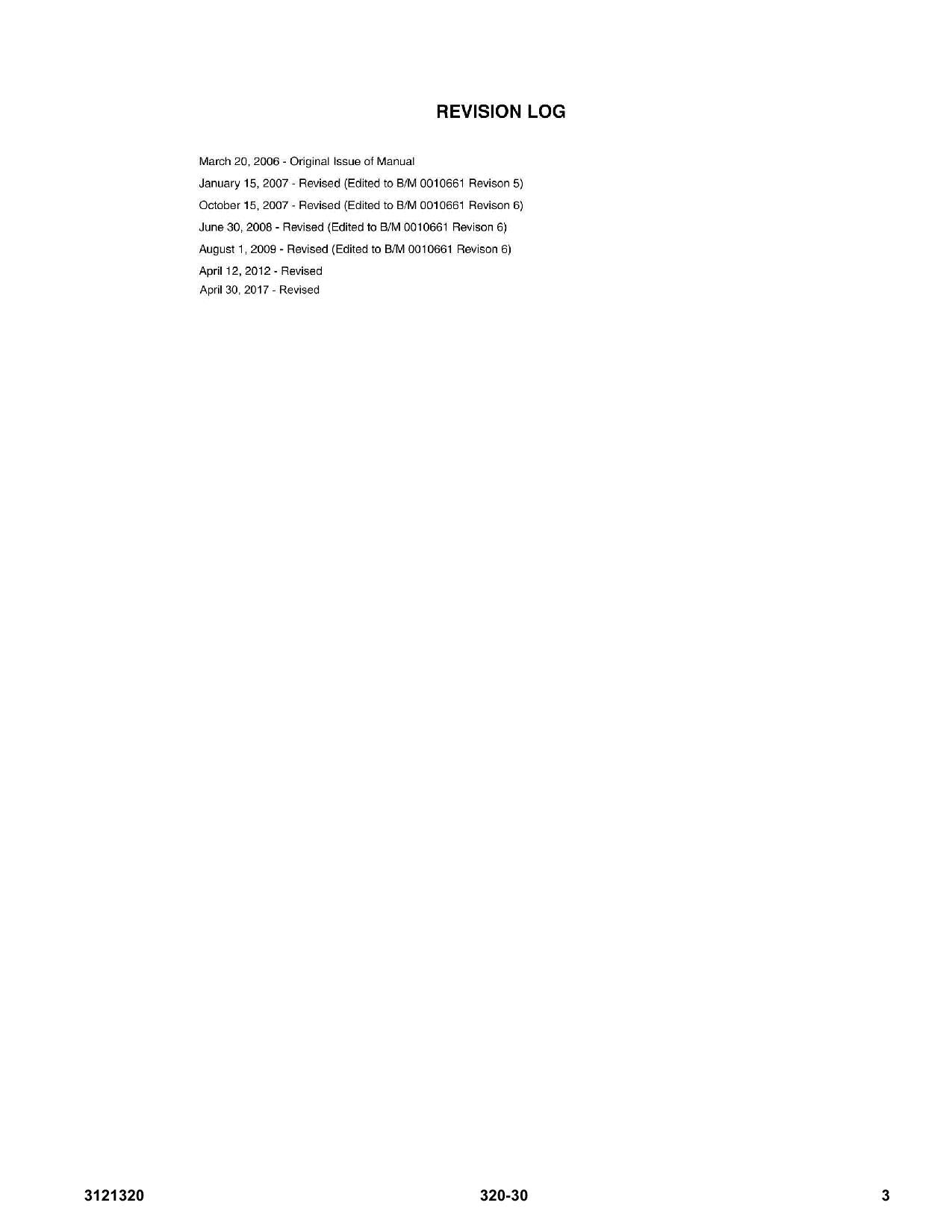 LIFTLUX 320-30 Scissor Lift Parts Catalog Manual