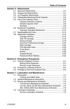 LULL 644E-42 944E-42 Telehandler Maintenance Operation Operators Manual