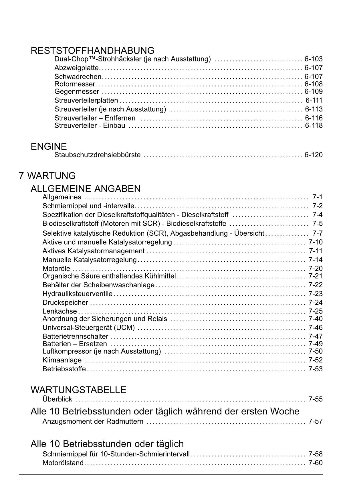 New Holland CX5 80 CX5 90 CX5 90 Laterale Mähdrescher Betriebsanleitung PIN 9864