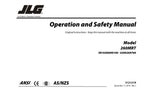 JLG 260MRT Scissor Lift Maintenance Operation Operators Manual 3121219