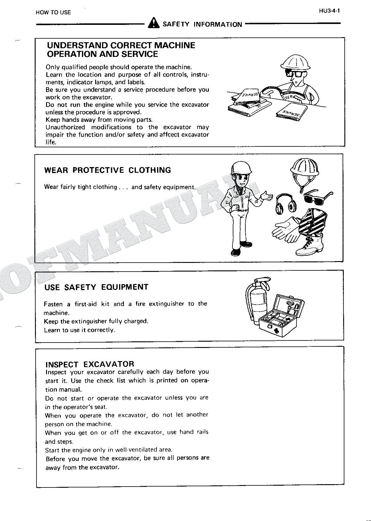 HITACHI EX270 Hudraulic Excavator Repair Service Manual
