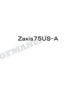 HITACHI ZAXIS ZX75US-A ZX75UR ZX135UR ML Crane Excavator Parts Catalog Manual
