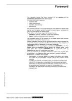 Liebherr D924 T-E TI-E - D926 T-E TI-E engine Operators manual