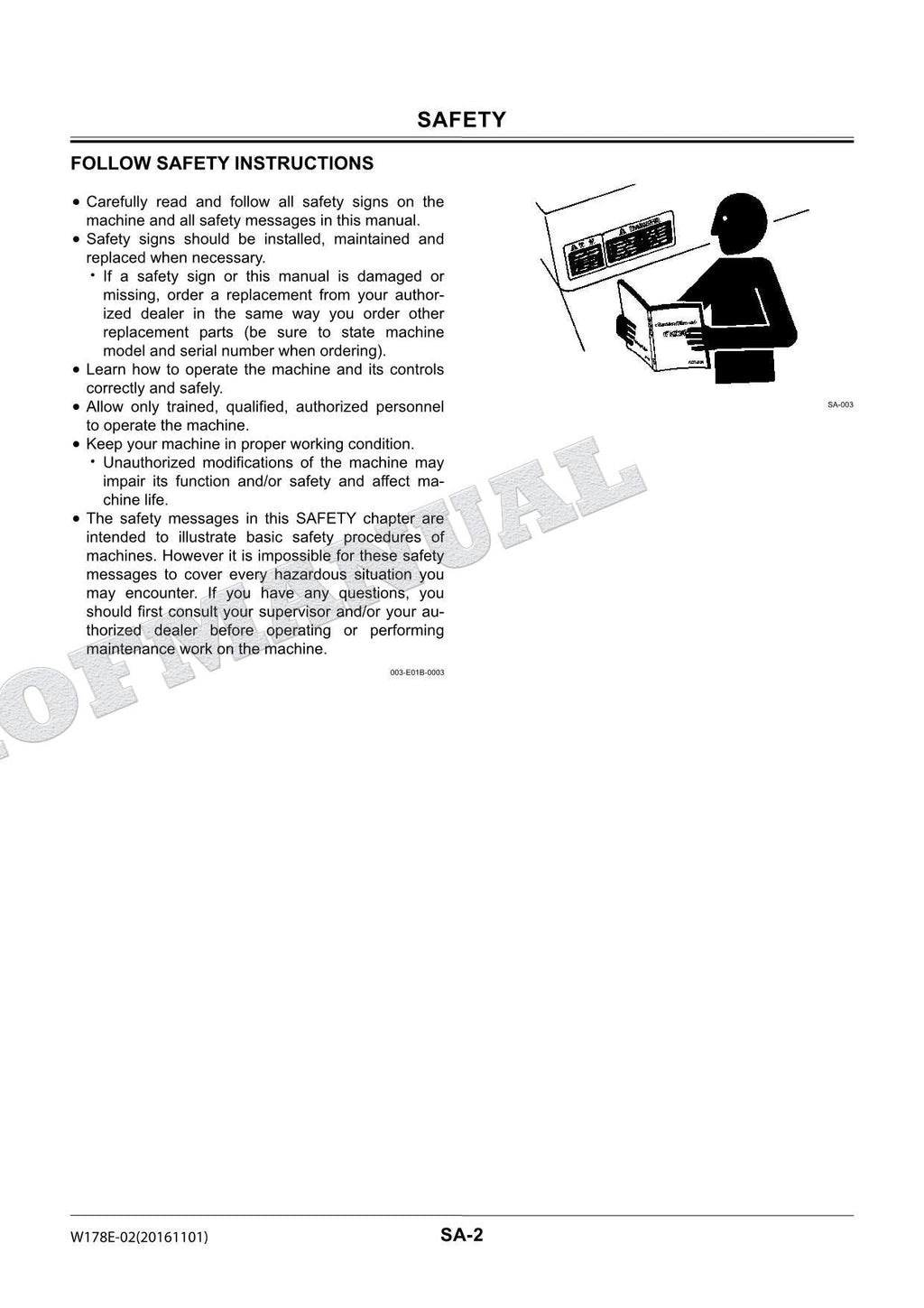 HITACHI ZX225US ZX230 ZX270 Excavator Repair Workshop Service manual