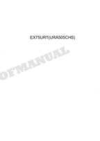 HITACHI EX75URT EX100T Excavator Parts Catalog Manual