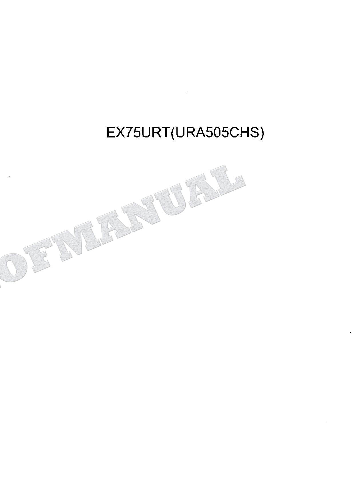 HITACHI EX75URT EX100T Excavator Parts Catalog Manual