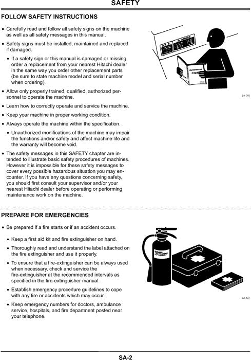 HITACHI ZAXIS 27U-2 30U-2 35U-2 EXCAVATOR SERVICE MANUAL