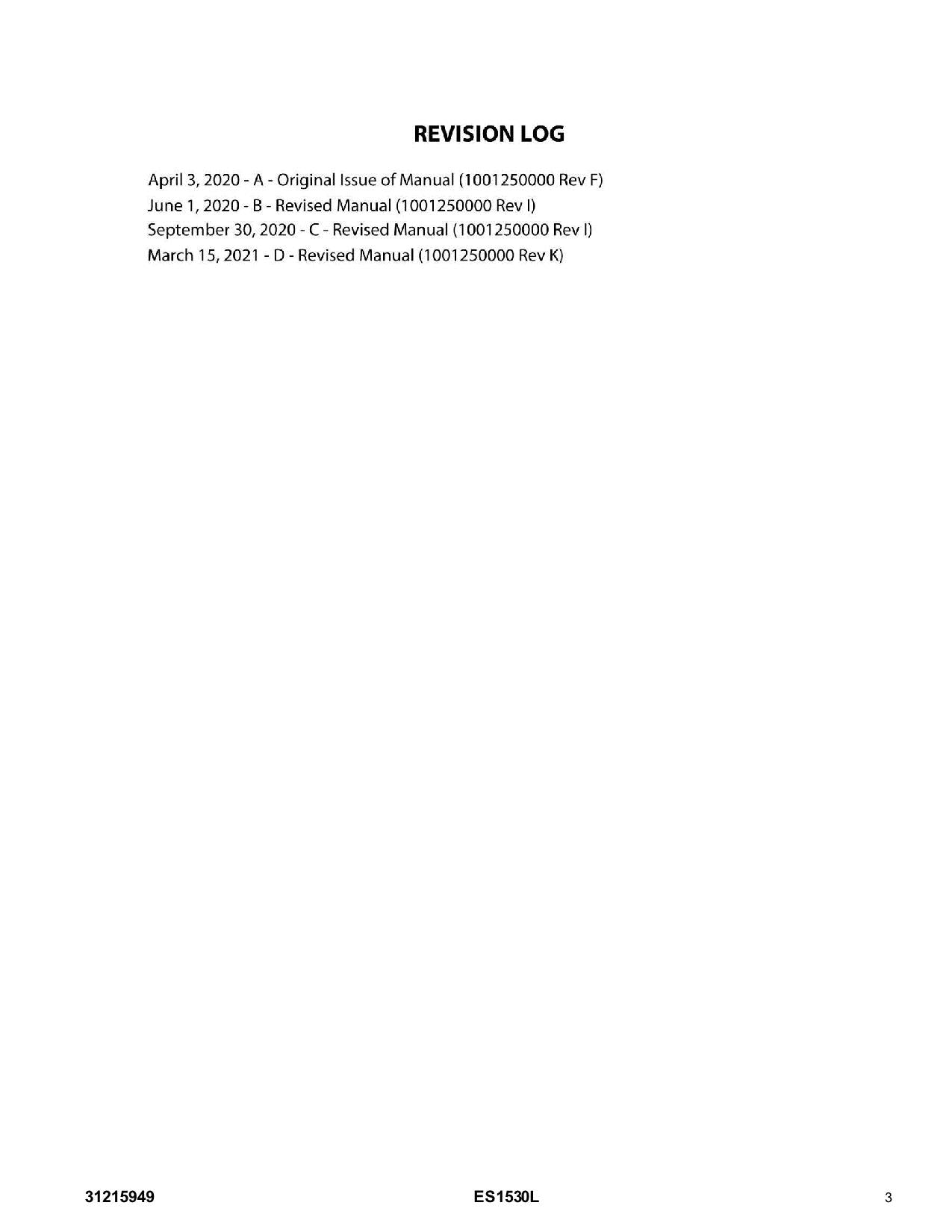 Manual del catálogo de piezas del elevador de tijera JLG ES1530L 31215949