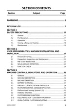 Manual del operador de mantenimiento y operación del mástil vertical JLG 20MSP 20MVL 31219107