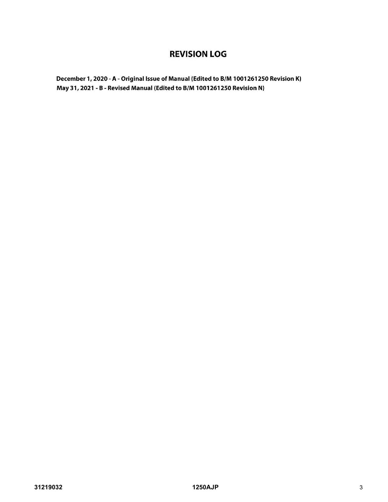 Manual del catálogo de piezas del elevador de pluma JLG 1250AJP 31219032