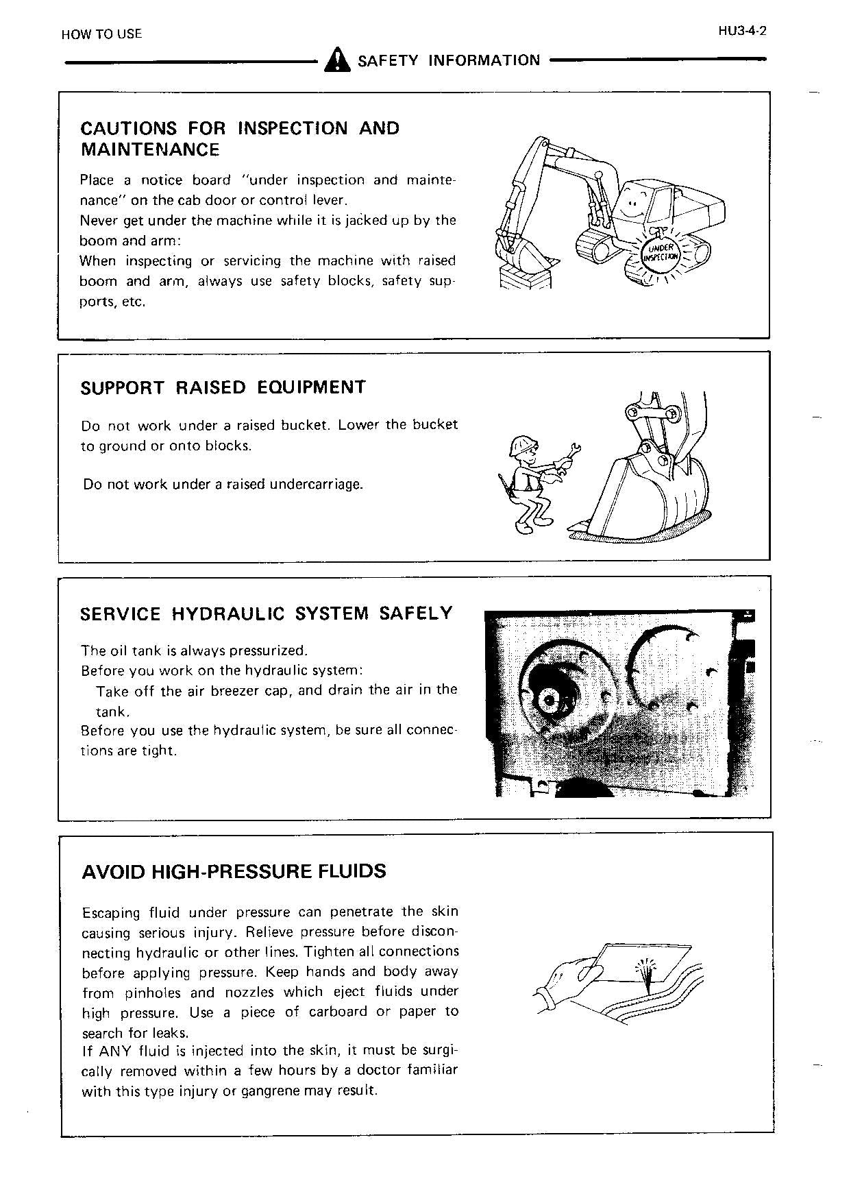 Manual de servicio de la excavadora HITACHI EX120