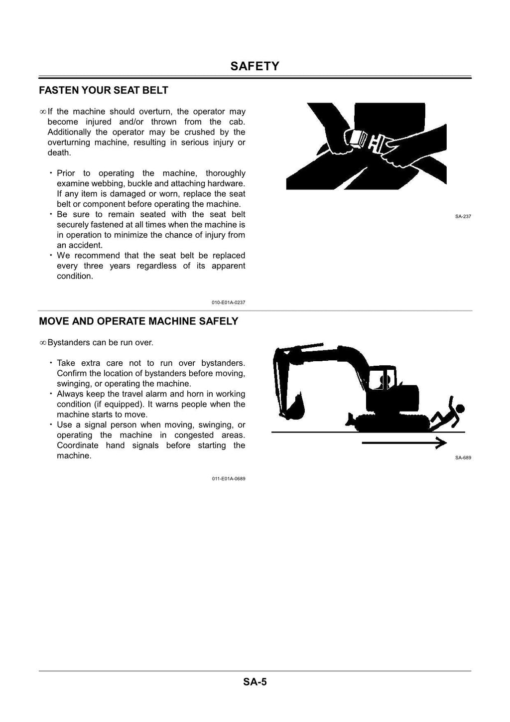 HITACHI EX75UR-5 EX75US-5 Excavator Workshop Service Manual
